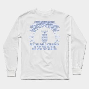 Morningstar: No Shame Biblical Design (night) Long Sleeve T-Shirt